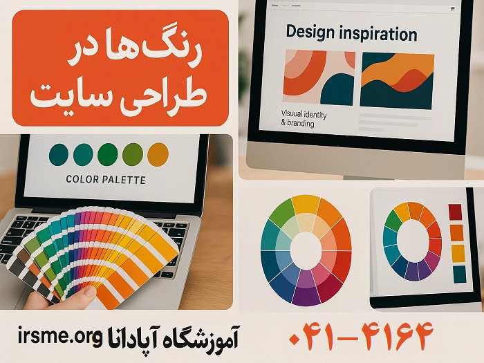  انتخاب رنگ ها در طراحی سایت و تاثیر آن بر احساس کاربران