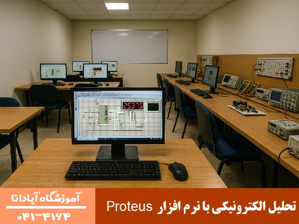 تحلیل الکترونیکی با نرم افزار Proteus در تبریز تحلیل الکترونیکی با نرم افزار Proteus در تبریز