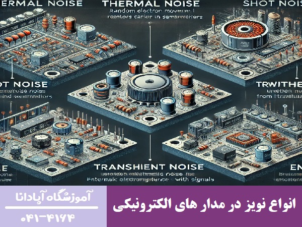 انواع نویز در مدار های الکترونیکی انواع نویز در مدار های الکترونیکی