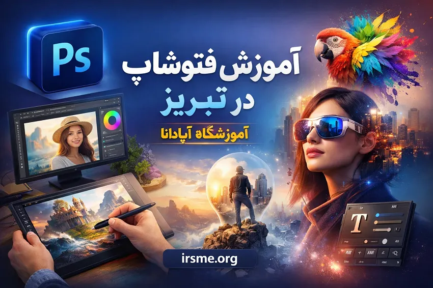 آموزش فتوشاپ در تبریز -آموزشگاه آپادانا