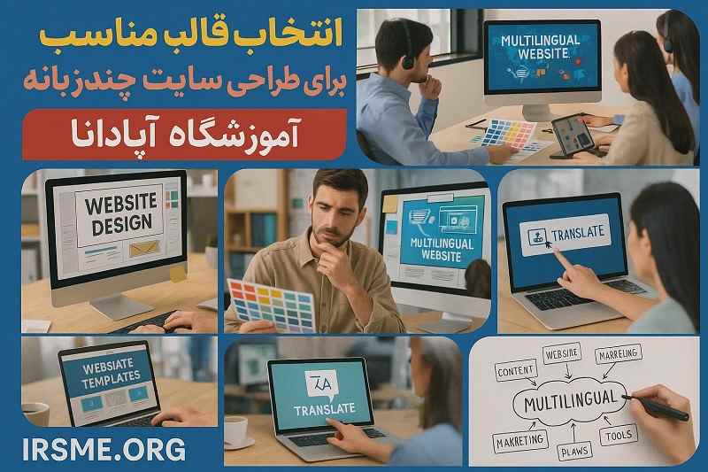 انتخاب قالب مناسب برای طراحی سایت چندزبانه در آموزشگاه آپادانا انتخاب قالب مناسب برای طراحی سایت چندزبانه در آموزشگاه آپادانا