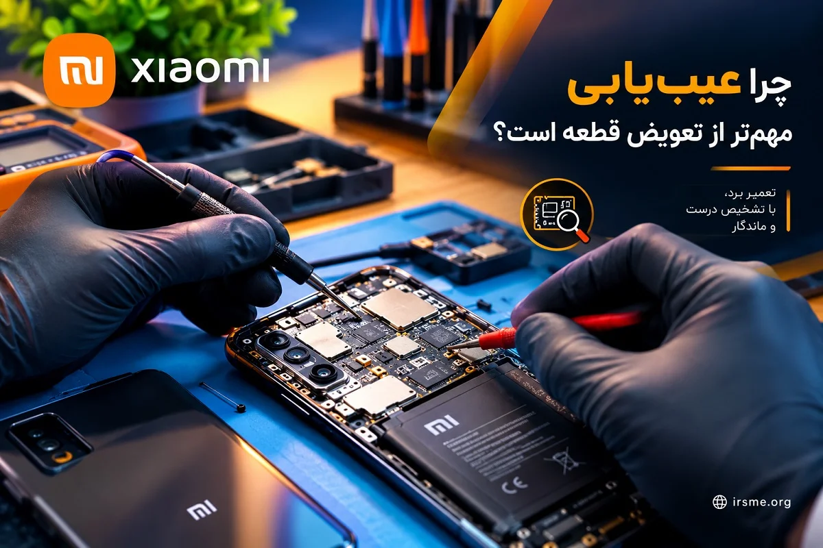 تعمیر برد گوشی شیائومی؛ چرا عیب‌یابی مهم‌تر از تعویض قطعه است؟