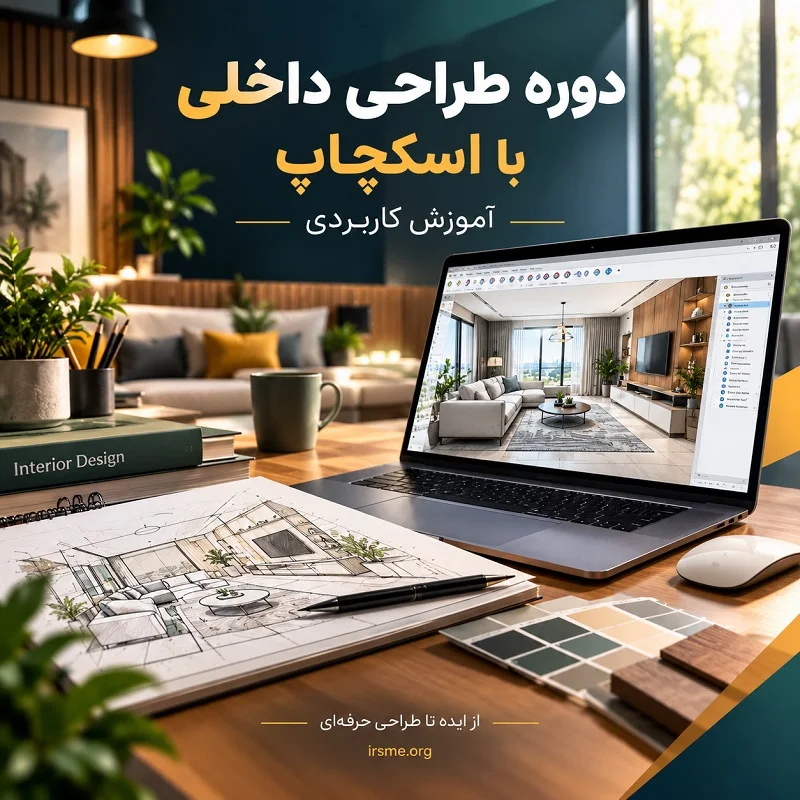 دوره طراحی داخلی با اسکچاپ در تبریز | آموزش کاربردی
