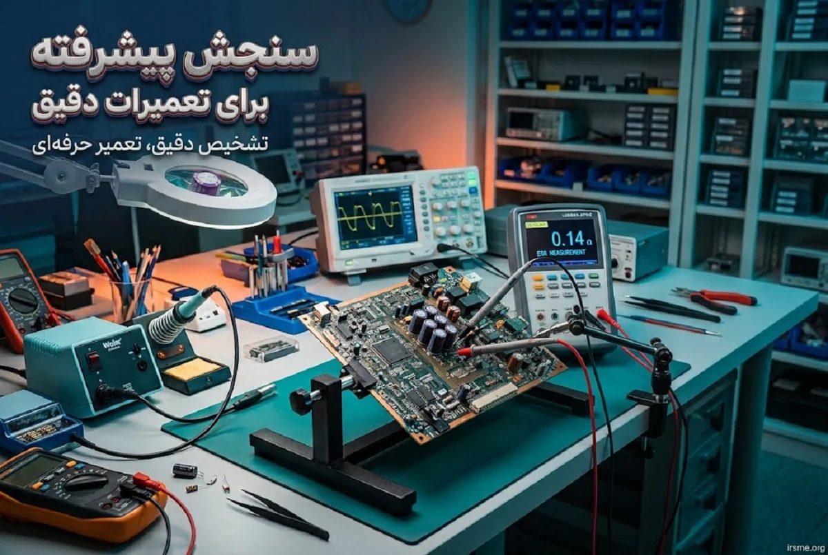 سنجش ESR در تعمیرات تخصصی برد آموزشگاه آپادانا تبریز سنجش ESR در تعمیرات تخصصی برد آموزشگاه آپادانا تبریز