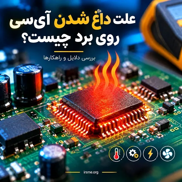 علت داغ شدن آی‌سی روی برد چیست؟ بررسی دلایل و راهکارها