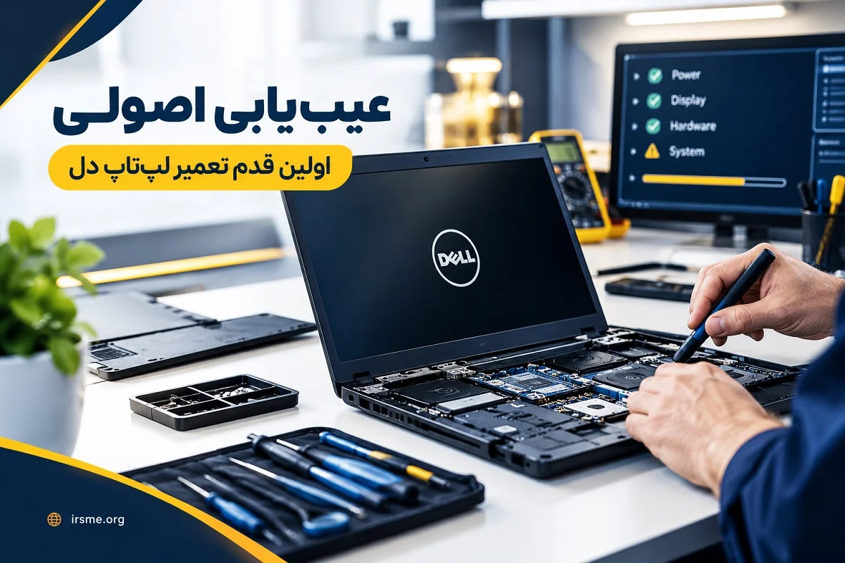 عیب‌یابی اصولی، اولین قدم تعمیر لپ‌تاپ دل