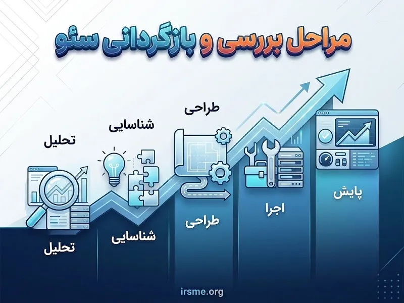 مراحل بررسی و بازگردانی سئو در آموزشگاه آپادانا مراحل بررسی و بازگردانی سئو در آموزشگاه آپادانا