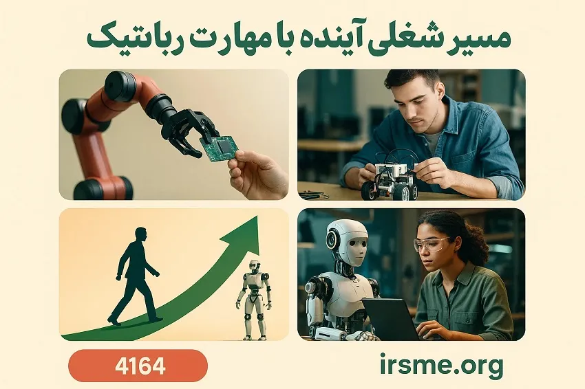 مسیر شغلی آینده با مهارت رباتیک و هوش مصنوعی