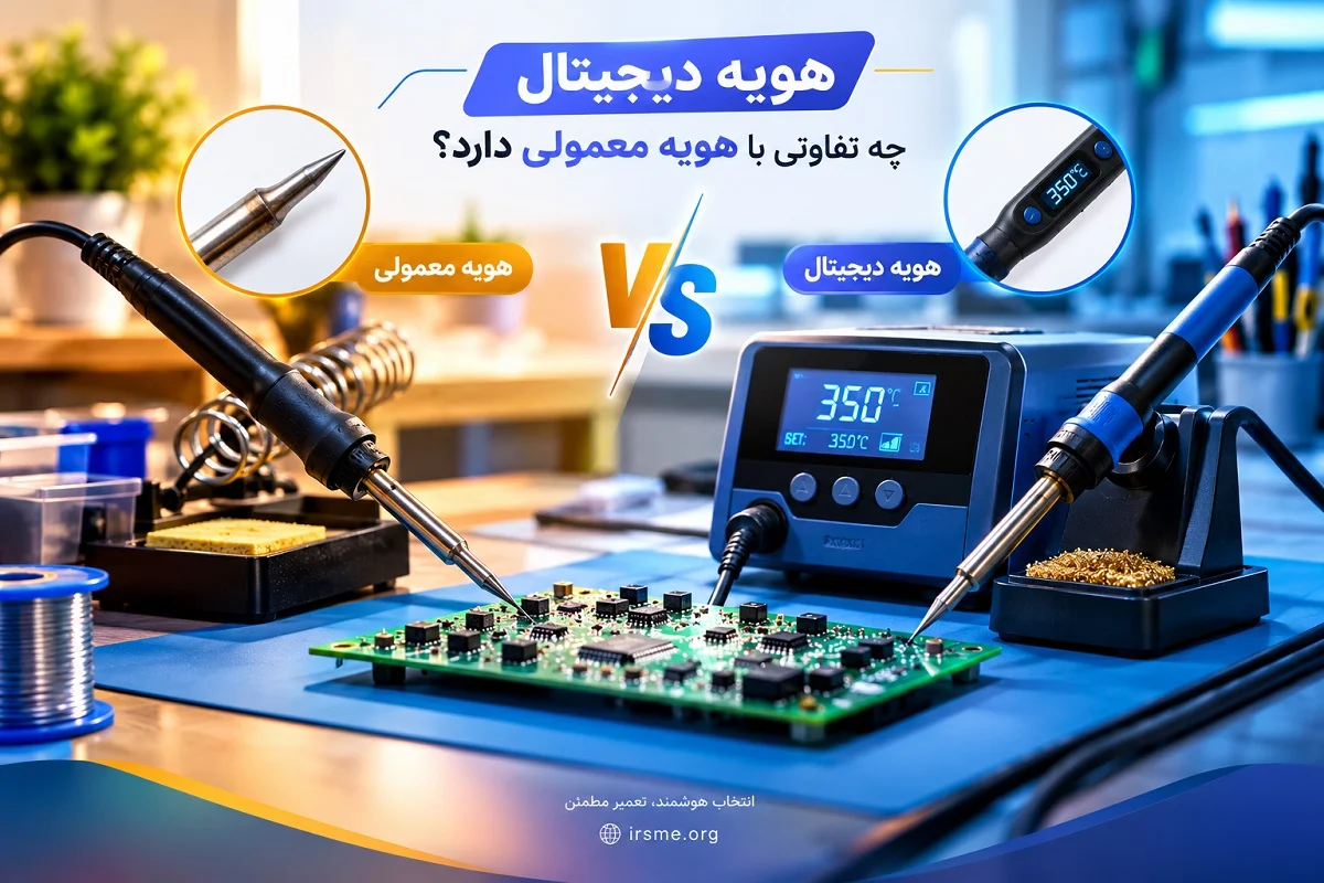 هویه دیجیتال چه تفاوتی با هویه معمولی دارد؟ هویه دیجیتال چه تفاوتی با هویه معمولی دارد؟