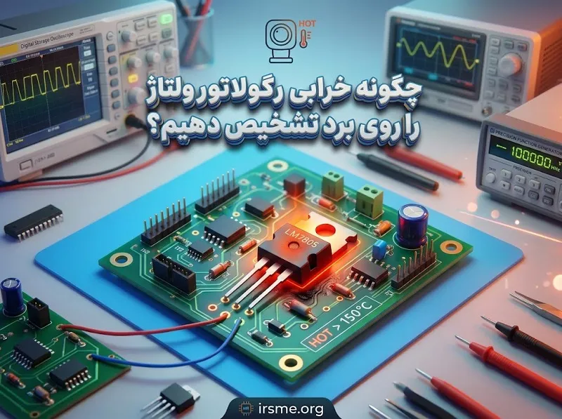 چگونه خرابی رگولاتور ولتاژ روی برد را تشخیص دهیم؟ چگونه خرابی رگولاتور ولتاژ روی برد را تشخیص دهیم؟