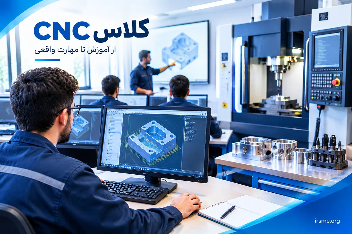 کلاس تخصصی برنامه نویسی CNC در تبریز - آموزشگاه آپادانا