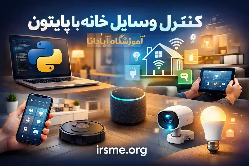 کنترل وسایل خانه با پایتون-آموزشگاه آپادانا تبریز