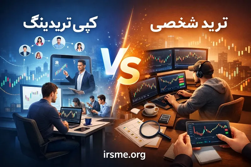 کپی تریدینگ در برابر ترید شخصی در تبریز در آموزشگاه آپادانا